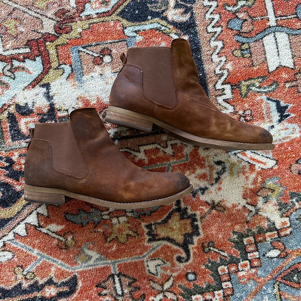 Franco Sarto Leather Ankle Boots